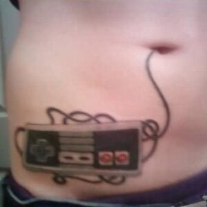 Funny Nintendo tattoo