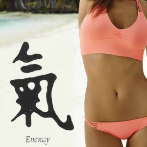 Energy Kanji Chinese Fake Temporary Tattoo