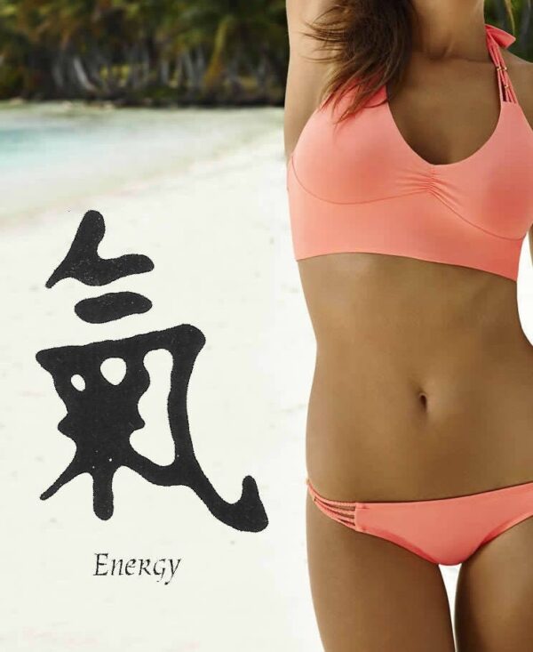 Energy temporary tattoo