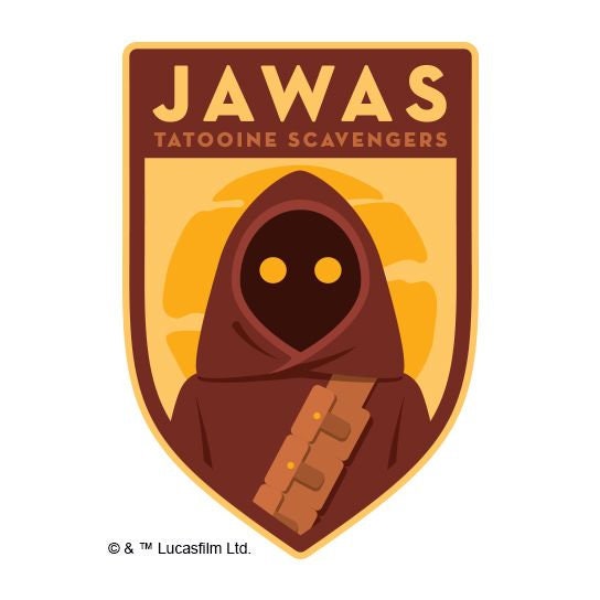 Jawas temporary tattoo