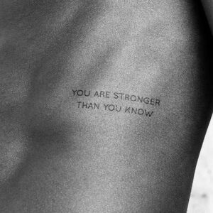 You Are Stronger Than You Know