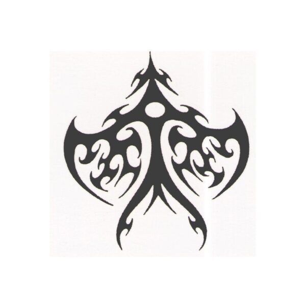 Tribal design temporary tattoo