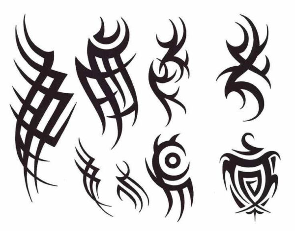 Tribal temporary tattoo designs