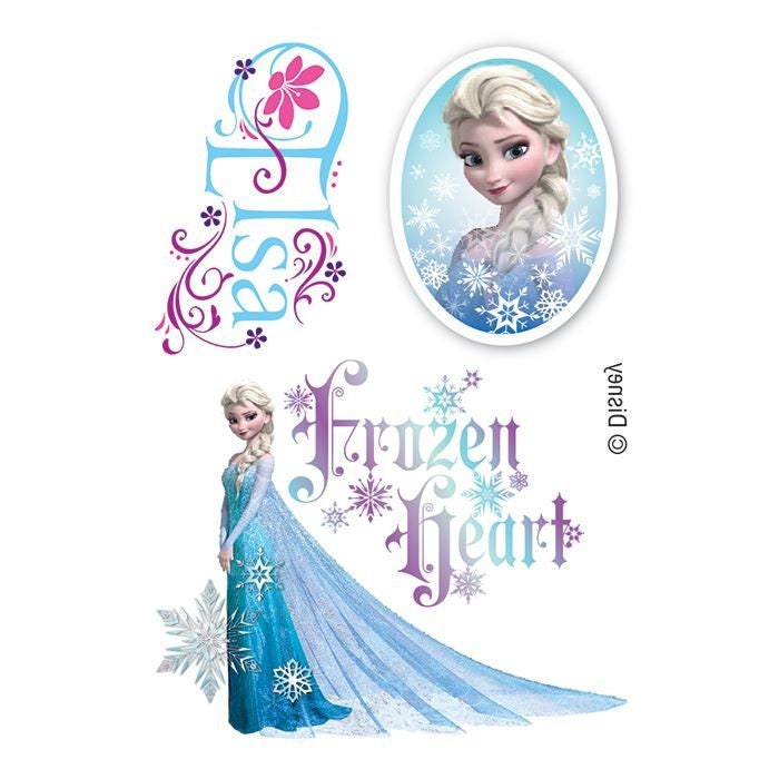 Elsa temporary tattoo