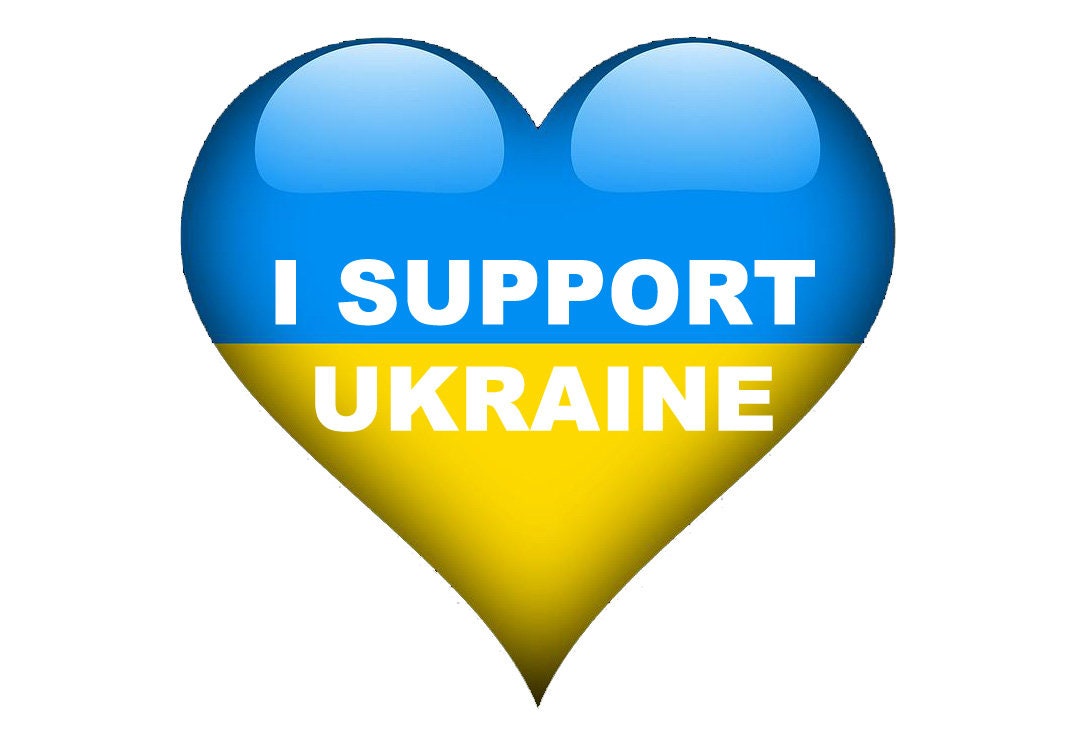 Support Ukraine temporary tattoo