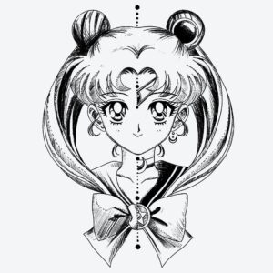 Sailor Moon temporary Tattoo – Fake tattoos