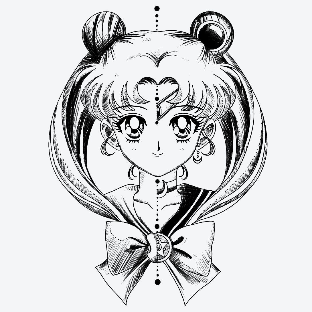 Sailor Moon temporary tattoo