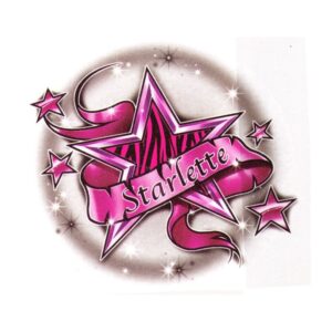 Starlette temporary tattoo design – 2×3 inch