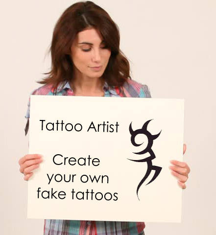 Create your own temporary tattoos