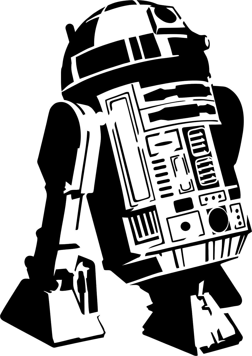 R2D2 fake tattoo