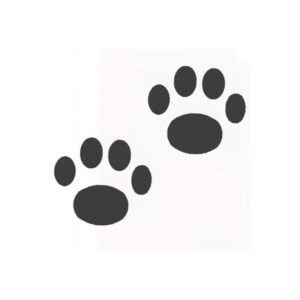 Paws temporary tattoo design art