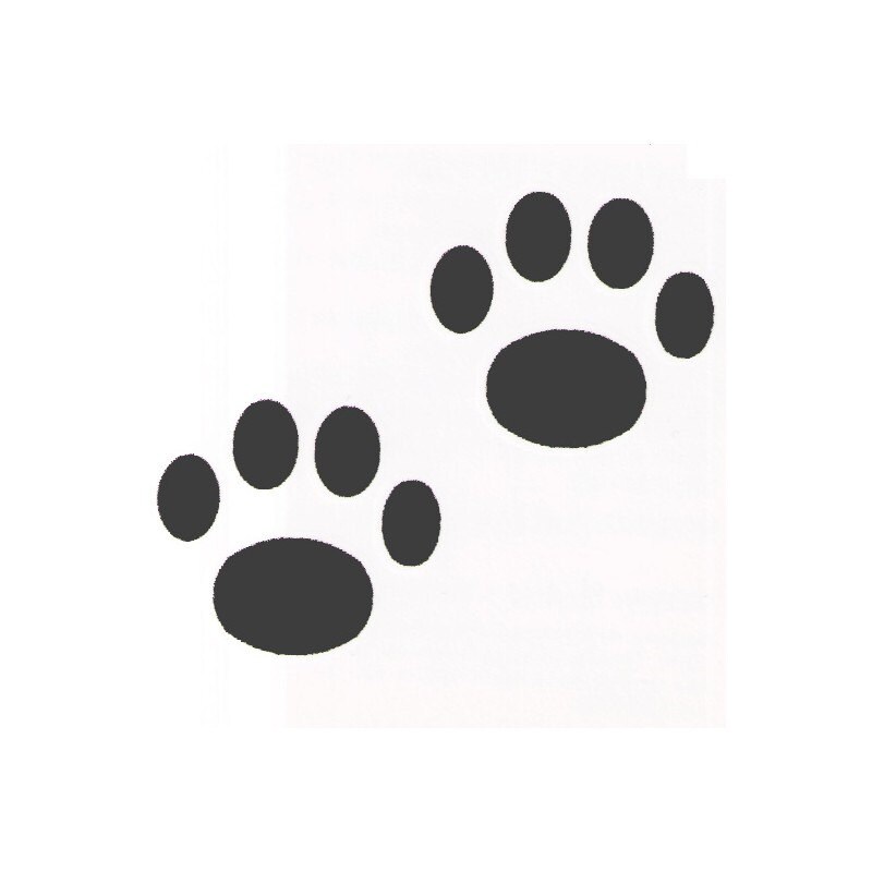 Paws temporary tattoo