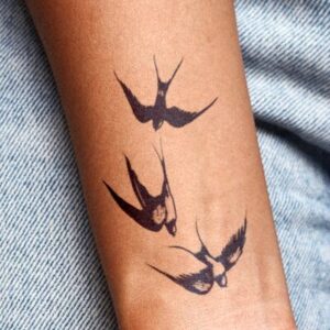 Birds Temporary Tattoo