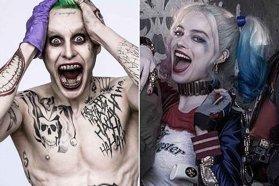 Joker Harley Quinn temporary tattoos