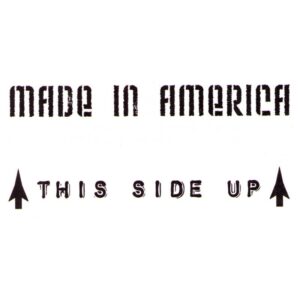 Made in America temporary tattoo