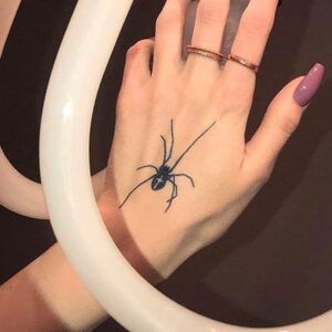 Spider Temporary Tattoo Design