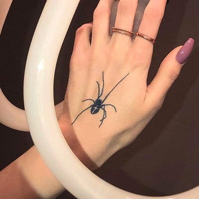 Spider fake tattoo