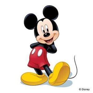 Mickey Mouse Temporary Tattoo