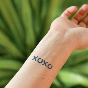 XOXO Temporary Tattoo – Fake tattoos