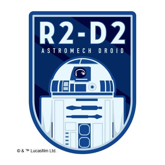 R2D2 temporary tattoo