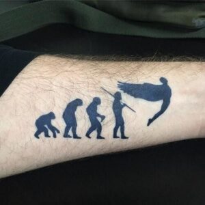 Evolution Temporary Tattoo – Fake tattoos