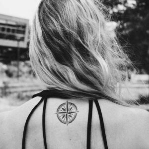 Compass Temporary Tattoo – Fake tattoos