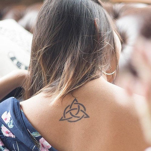 Celtic symbol temporary tattoo