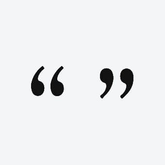 Quotation marks tattoo design