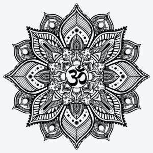 Floral Mandala temporary Tattoo