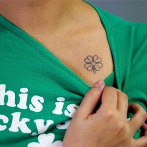 Shamrock St Paddies Day Tattoo