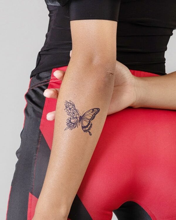 Butterfly fake tattoo