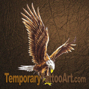 Eagle temporary tattoos