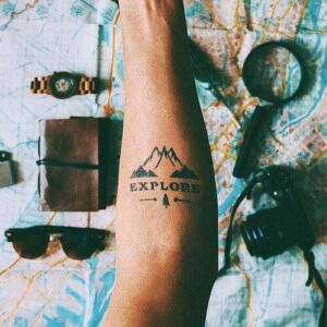 Explore temporary tattoo