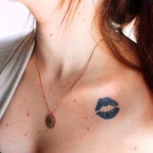 Lips Temporary Tattoo