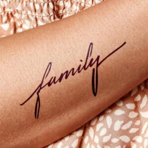 Family Tattoo Simple Words