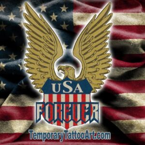 USA Temporary Tattoo | July 4th