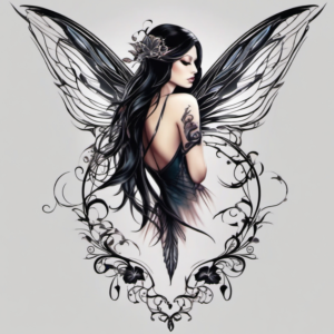 Angel Fake Tattoo Design