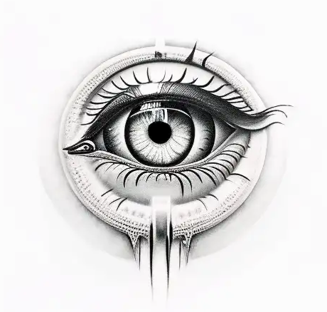 Eye tattoo design