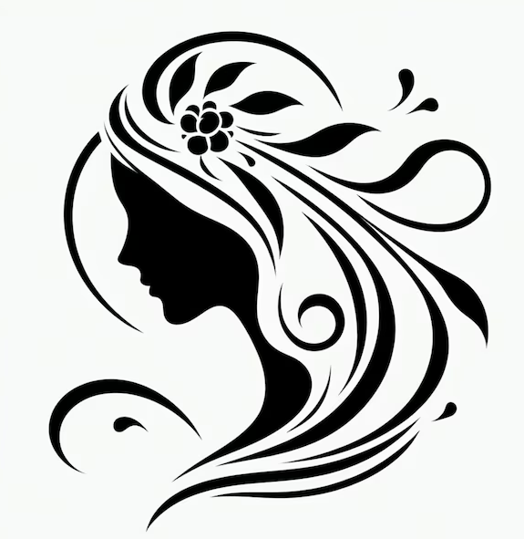 Girl tattoo design