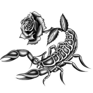 Scorpion Fake Tattoo Design