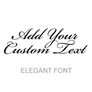 Add your custom text – Elegant font