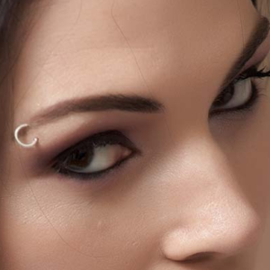 Fake Piercing Eyebrow Ring Hoops