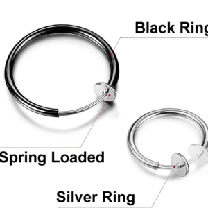 Fake Piercing Earrings Ring Hoops