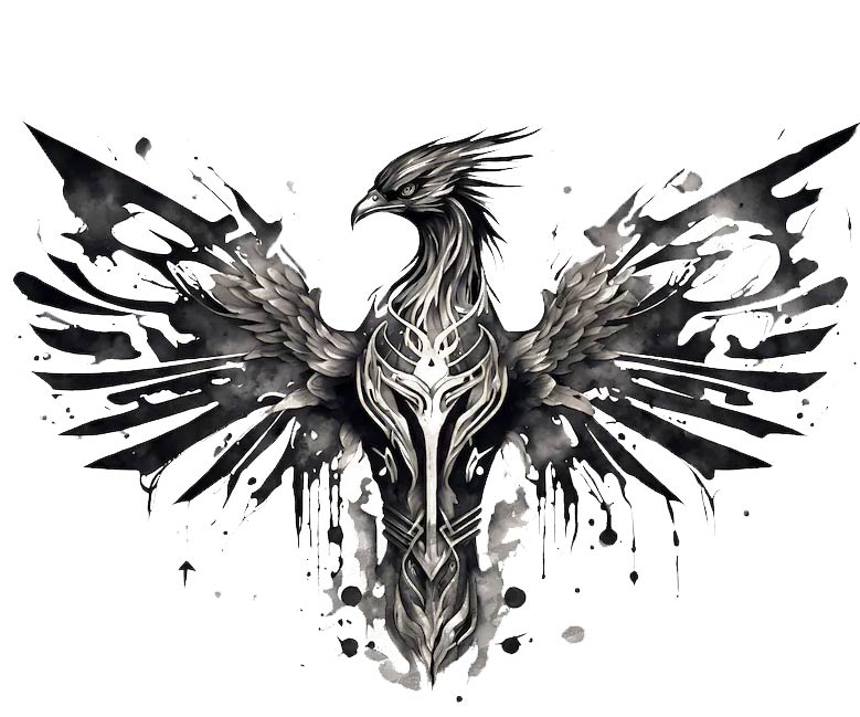 Phoenix tattoo design