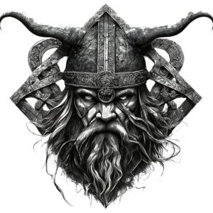 Viking Fake Tattoo Design