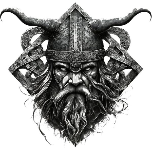 Viking tattoo design